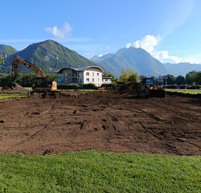 Création du complexe sportif à Faverges Seythenex